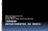 Taller de Proyectos III y IV Primer Ejercicio Período 2015-1 Taller Carlos Lazo Barreiro.