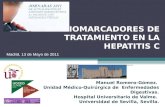 BIOMARCADORES DE TRATAMIENTO EN LA HEPATITIS C Manuel Romero-Gómez. Unidad Médico-Quirúrgica de Enfermedades Digestivas. Hospital Universitario de Valme.