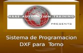 Sistema de Programacion Sistema de Programacion DXF para Torno.