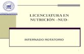 1 LICENCIATURA EN NUTRICIÓN –NUD- INTERNADO ROTATORIO.