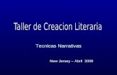 Tecnicas Narrativas New Jersey – Abril 2009 Cesare Pavese.