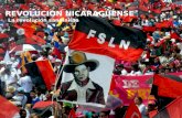 REVOLUCIÓN NICARAGÜENSE La revolución sandinista.