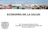 ECONOMÍA DE LA SALUD Dr. Fernando Butler Silva. Presidente del Colegio Nacional de Economistas A.C.