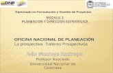 Profesor Asociado Universidad Nacional de Colombia Diplomado en Formulación y Gestión de Proyectos OFICINA NACIONAL DE PLANEACIÓN La prospectiva -Talleres.