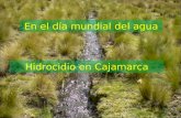 Hidrocidio en Cajamarca En el día mundial del agua.