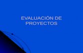 EVALUACIÓN DE PROYECTOS. CRITERIOS EN LA EVALUACIÓN DE PROYECTOS DE INVERSIÓN Los ingresos de los proyectos: Al evaluar el proyecto se realiza el análisis.