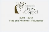 2004 – 2014 Más que Acciones: Resultados. Nuestra Filosofía Nuestra Filosofía.