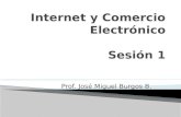 Prof. José Miguel Burgos B..  Unidad 1.- E-Organización / Impacto de las nuevas tecnologías en la organización de la economía.  Unidad 2.- Comercialización.