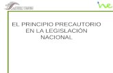 EL PRINCIPIO PRECAUTORIO EN LA LEGISLACIÓN NACIONAL.