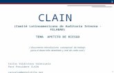1 CLAIN (Comité Latinoamericano de Auditoría Interna - FELABAN) TEMA APETITO DE RIESGO ( documento introductorio conceptual de trabajo para el desarrollo.