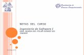 NOTAS DEL CURSO Ingeniería de Software I DRA. MARIA DEL PILAR GÓMEZ GIL INAOEP V:22-Nov-2010.