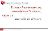 Ingenier­a de Software â€“ Ingenier­a de Sistemas1 Ingenier­a de software