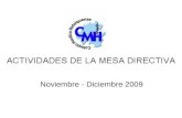 Noviembre - Diciembre 2009. Cambio de Mesa Directiva de la Sociedad Médica del Suroeste.