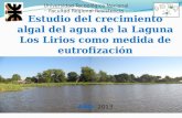 Estudio del crecimiento algal del agua de la Laguna Los Lirios como medida de eutrofización Universidad Tecnológica Nacional -Facultad Regional Resistencia.