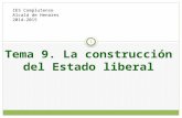 Tema 9. La construcción del Estado liberal 1 IES Complutense Alcalá de Henares 2014-2015.