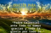 “Padre Celestial ante todo te damos gracias y toda la gloria por todo lo sucedió en el 2011…” “Por Esteban y Erica Correa de avanzapormas.com”