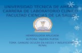 UNIVERSIDAD TÉCNICA DE AMBATO CARRERA DE LABORATORIO CLÍNICO FACULTAD CIENCIAS DE LA SALUD HEMATOLOGÍA APLICADA AUTORA: YAJAIRA RUEDA TEMA :SANGRE OCULTA.