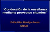 “Conducción de la enseñanza mediante proyectos situados” Frida Díaz Barriga Arceo UNAM.
