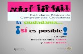Los estándares se organizaron en los siguientes tres grupos de competencias ciudadanas: TIPOS DE COMPETENCIAS.