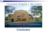 Hospital Angela I. de Llano CorrientesCorrientes 1° Exposición de Residencias.
