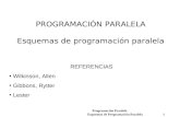 Programaci³n Paralela Esquemas de Programaci³n Paralela 1 PROGRAMACI“N PARALELA Esquemas de programaci³n paralela REFERENCIAS Wilkinson, Allen Gibbons,