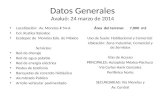 Datos Generales Avaluó: 24 marzo de 2014 Localización: Av. Morelos # 54-A Col. Rustica Xalostoc Ecatepec de Morelos Edo. de México Servicios: Red de drenaje.