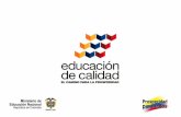 Ministerio de Educación Nacional Todos a Aprender : Programa para la Transformación de la Calidad Educativa Por una Educación de Calidad en Colombia.