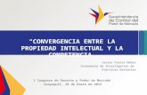 Javier Freire Núñez Intendente de Investigación de Practicas Desleales I Congreso de Derecho y Poder de Mercado Guayaquil, 28 de Enero de 2015 “CONVERGENCIA.