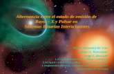 Alternancia entre el estado de emisión de Rayos - X y Pulsar en Sistemas Binarios Interactuantes María Alejandra De Vito 1 Omar G. Benvenuto 2 Jorge E.