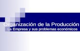Organización de la Producción La Empresa y sus problemas económicos.