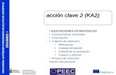 ORGANISMO AUTÓNOMO PROGRAMAS EDUCATIVOS EUROPEOS ERASMUS + acción clave 2 (KA2) ASOCIACIONES ESTRATÉGICAS. Características Generales Financiación. Criterios.