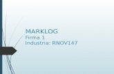 MARKLOG Firma 1 Industria: RNOV147.  Presentación de los integrantes y decisiones tomadas durante el concurso Reto LABSAG 2014.