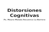 Distorsiones Cognitivas Ps. Mauro Moisés Recuenco La Barrera.