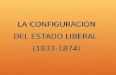 LA CONFIGURACIÓN DEL ESTADO LIBERAL (1833-1874). MINORÍA DE EDAD DE ISABEL II REINADO DE ISABEL II SEXENIO DEMOCRÁTICO.
