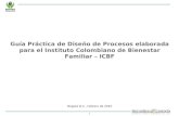 Guía Práctica de Diseño de Procesos elaborada para el Instituto Colombiano de Bienestar Familiar – ICBF Bogotá D.C., Febrero de 2010 1.
