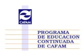 PROGRAMA DE EDUCACION CONTINUADA DE CAFAM PROGRAMA DE EDUCACION CONTINUADA DE CAFAM.