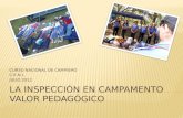 CURSO NACIONAL DE CAMPISMO C.E.N.I. JULIO 2012  Que los cursantes conozcan la definición de la actividad educativa: La inspección.  Que los cursantes.