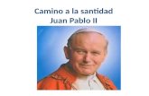 Camino a la santidad Juan Pablo II. El proceso para llevar a Juan Pablo II a la santidad El proceso para llevar a Juan Pablo II a la santidad incluye.