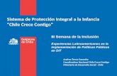 Sistema de Protección Integral a la Infancia “Chile Crece Contigo” Andrea Torres Sansotta Coordinadora Nacional Chile Crece Contigo Ministerio de Desarrollo.