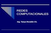 REDES COMPUTACIONALES Ing. Tanya Recalde Ch.. Capítulo 1 Introducción a las redes 1.1 Concepto de red y clasificaciones.- Una red es un sistema de transmisión.