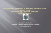 Dr. Lázaro Castellón Nombre : Yarielka Isamar Escoto Vílchez. Psicología II año.
