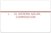1. EL SISTEMA SOLAR. COMPOSICIÓN. PLANETAS DEL SISTEMA SOLAR