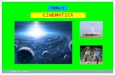 1 CINEMATICA TEMA-1 J.A. MONDEJAR MINAYA. 1- INTRODUCCIÓN  La cinemática, es la parte de la física que estudia el movimiento de los cuerpos.  Se define.
