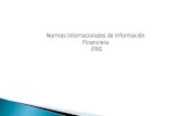 1 Normas Internacionales de Información Financiera IFRS.