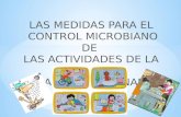 LAS MEDIDAS PARA EL CONTROL MICROBIANO DE CONTROL MICROBIANO DE LAS ACTIVIDADES DE LA VIDA DIARIA RELACIONADA DIARIA RELACIONADA.