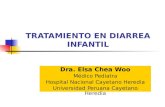 TRATAMIENTO EN DIARREA INFANTIL Dra. Elsa Chea Woo Médico Pediatra Hospital Nacional Cayetano Heredia Universidad Peruana Cayetano Heredia.