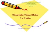 Desarrollo Físico Motor 3 a 6 años Universidad de Puerto Rico, Recinto de Río Piedras Facultad de Educación Escuela de Ecología Familiar ECDO 4125 Por: