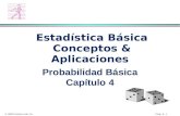 © 1999 Prentice-Hall, Inc. Chap. 5- 1 Estadística Básica Conceptos & Aplicaciones Probabilidad Básica Capítulo 4.