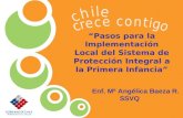Sistema de Protección Integral a la Primera Infancia “Pasos para la Implementación Local del Sistema de Protección Integral a la Primera Infancia” Enf.