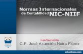 1 Conferencista C.P. José Asunción Neira Flórez. 2 Esta NIIF: a)Define valor razonable; b)Establece en una sola NIIF un marco para la medición del valor.